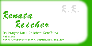 renata reicher business card